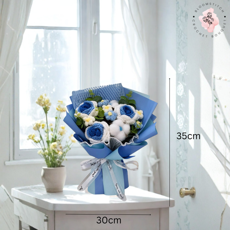 Eternal Bloom (Blue), M size