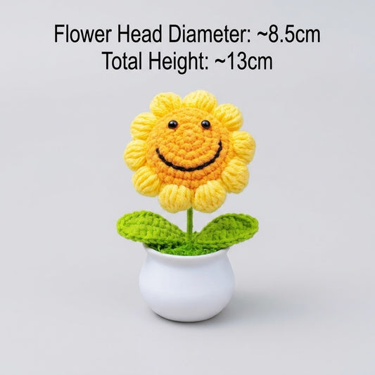 Smiling Sunflower Potted Plant